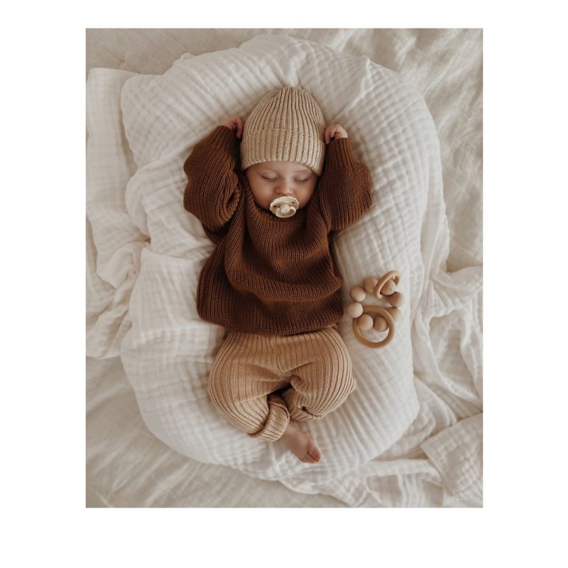 Baby Hats Factory - Multicolor Knit Cotton Beanies