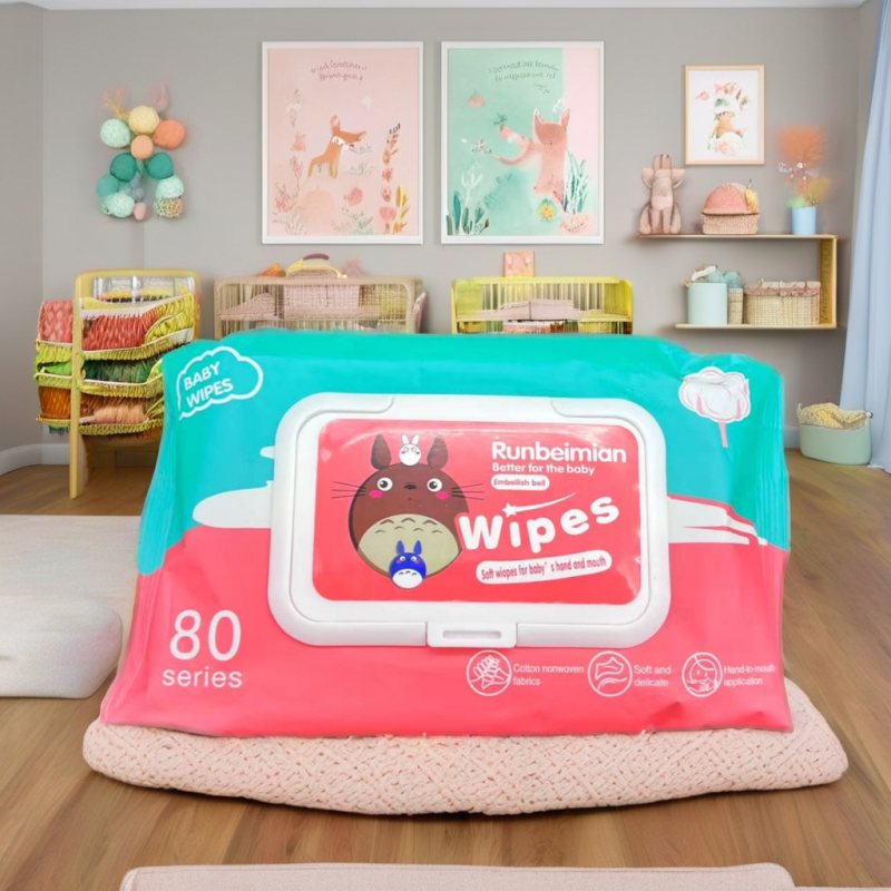 Baby Wipes Supplier - 80pcs Organic Non-Woven Customizable