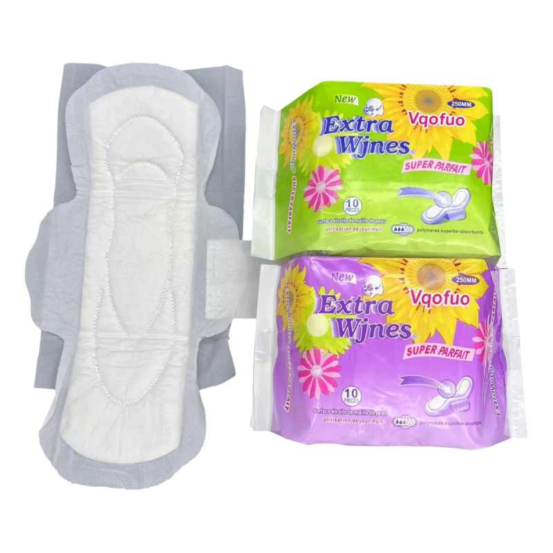 Sanitary Pads Supplier - 270mm+240mm Soft Cotton Top