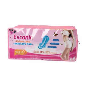 Sanitary Napkin Supplier - Ultra Thin Zippered Bag Pack Disposable