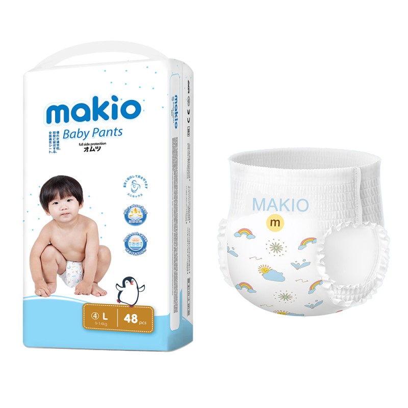 Baby Training Pants Manufacturer - Customized Bubble Waist Disposable Baby Diapers Training Pants S to XXL Wholesale