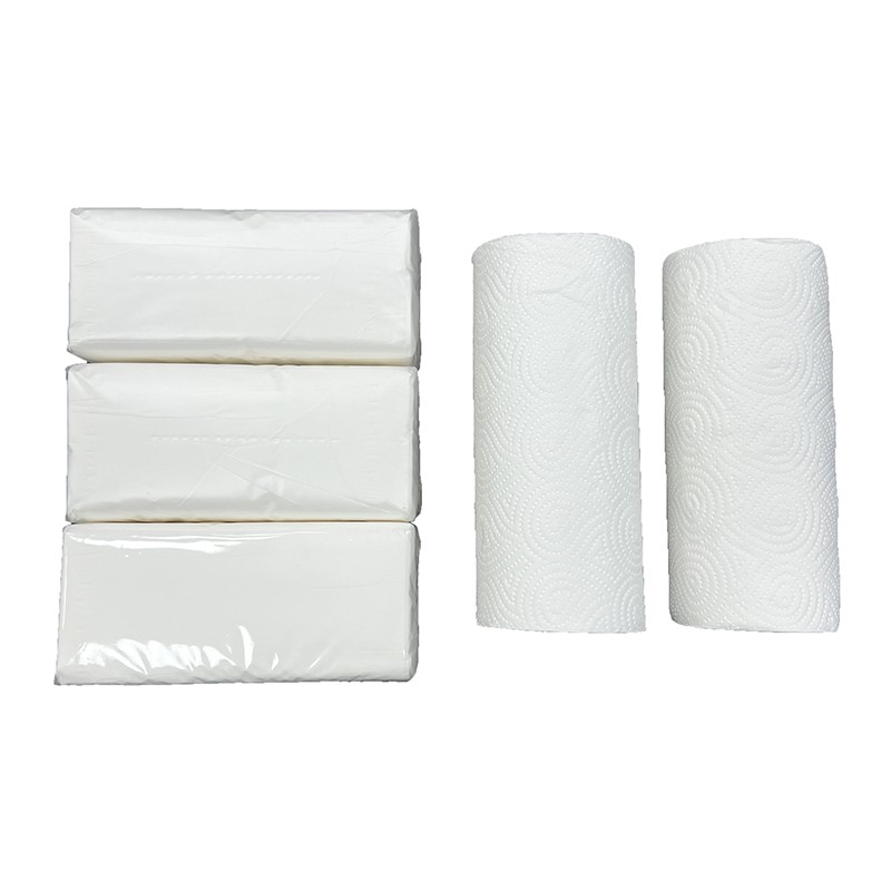Kitchen Towel Manufacturer - Hot Sale 2-Ply Dot White Soft