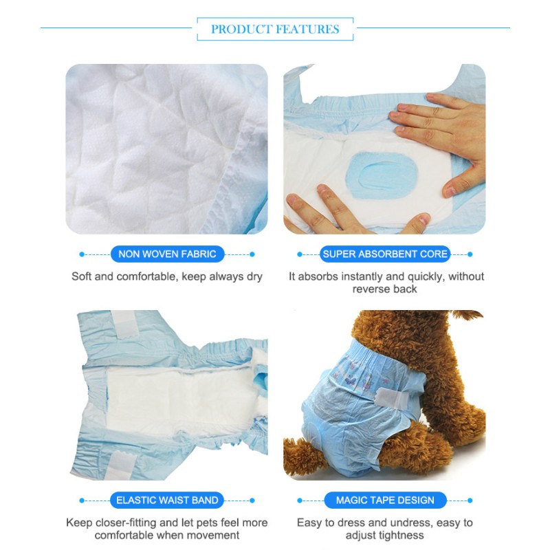 Pet Diapers Manufacturer - China Factory Female Comfortable