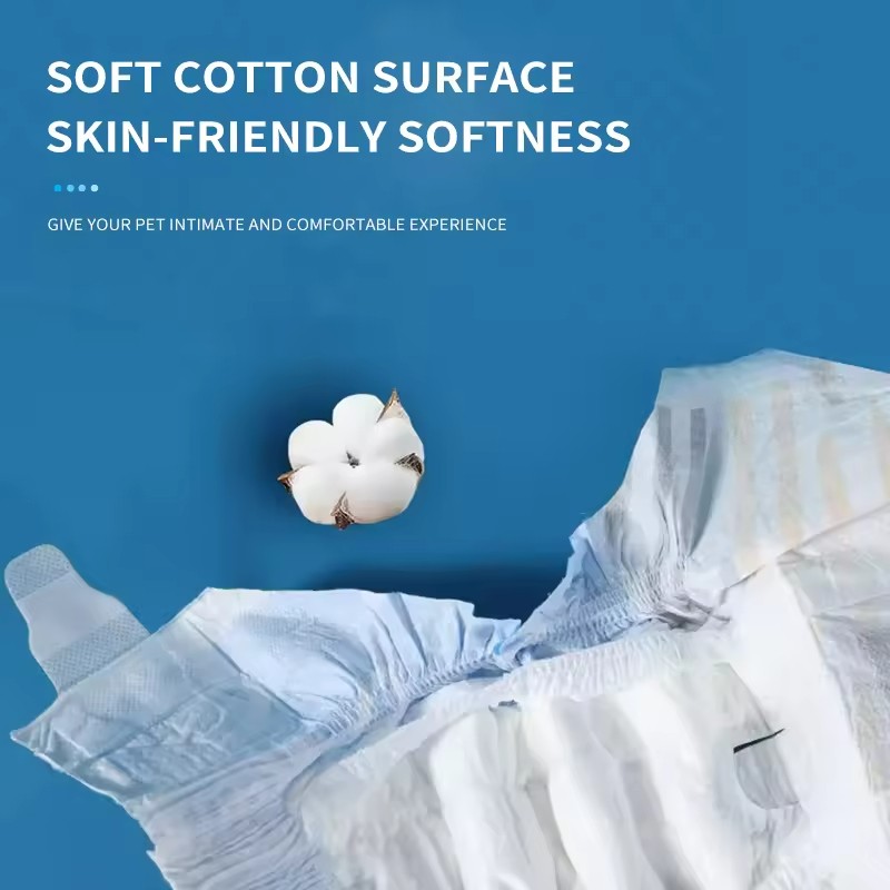 Pet Diapers Manufacturer - Disposable Breathable Super Absorbent 400ml Pet Nappies for Rabbits
