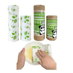 Kitchen Paper Manufacturer - Eco Bamboo Reusable Fine Embossed Custom Jumbo Roll Bulk