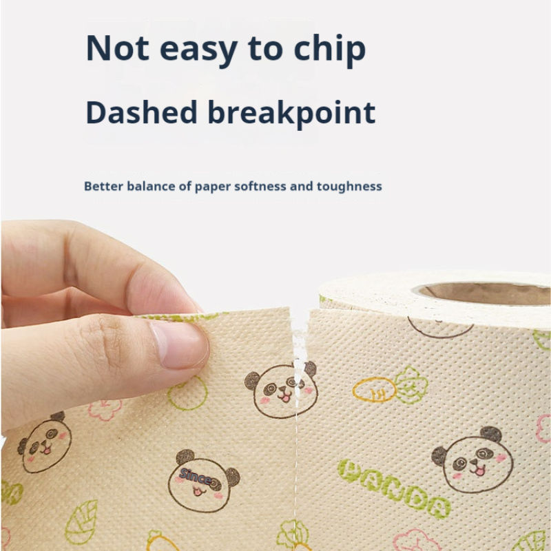 Toilet Paper Manufacturer - Factory Wholesale Eco-Friendly Bamboo Toilet Paper Disposable 1-4 Ply Tissue Paper