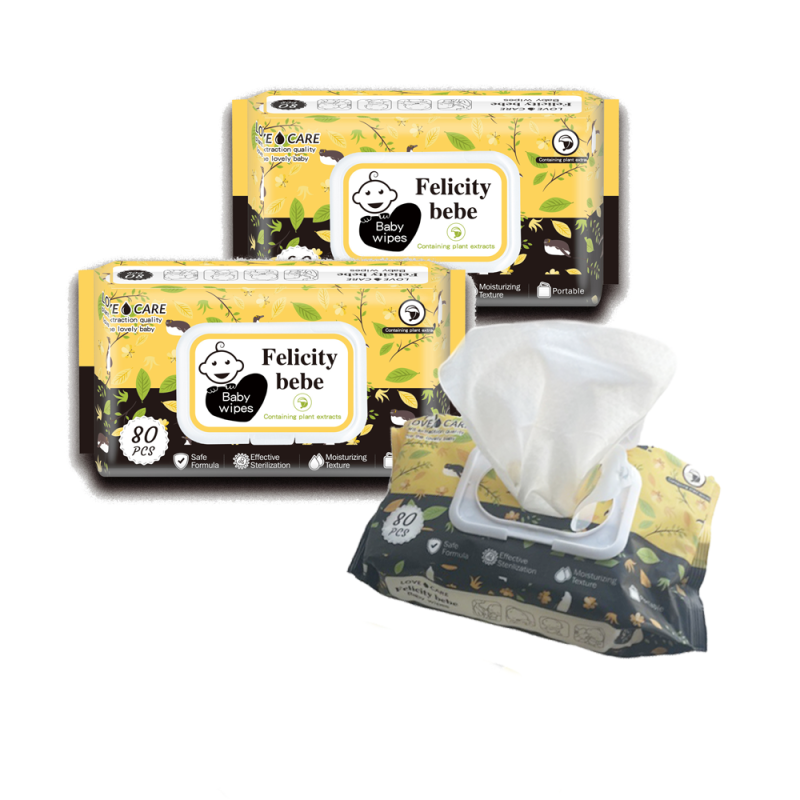 Baby Wipes Manufacturer - In Stock Organic 80pcs Disposable with Fragrance Wholesale