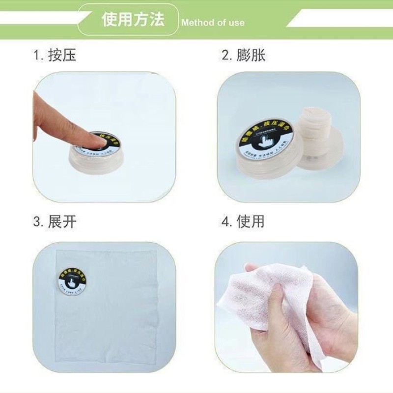 Wet Wipes Supplier - Manufacture Wholesale OEM Individual Mini Package Refreshing Magic Press Wet Towel