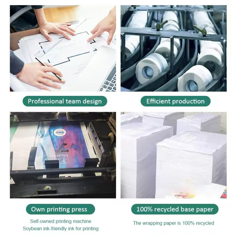 Toilet Paper Manufacturer - Factory Wholesale Eco-Friendly Bamboo Toilet Paper Disposable 1-4 Ply Tissue Paper