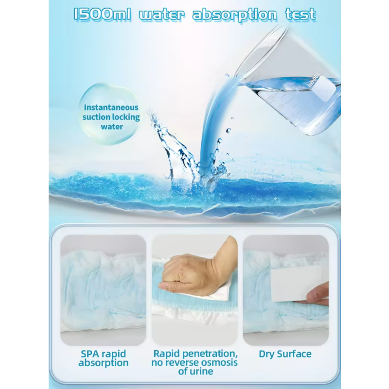 Adult Diapers Manufacturer - Free Sample Wholesale Super Thick Elderly Ladies Incontinence