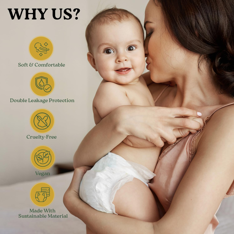 Baby Diapers Manufacturer - Bamboo Super Absorbent Cute Printed Pull-Up Disposable Samples