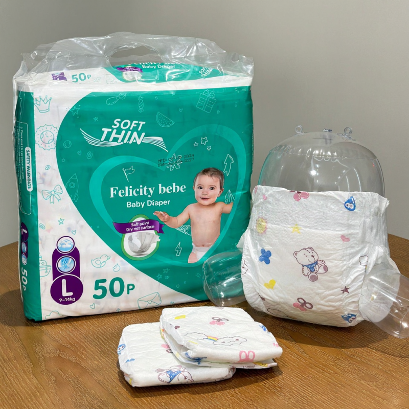 Baby Diapers Manufacturer - Free Sample Disposable Baby Diapers Bulk Wholesale Super Absorbing Anti-Leak Training