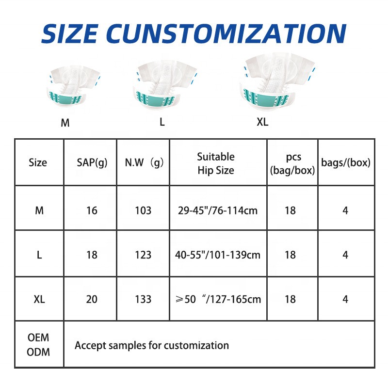 Adult Diaper Manufacturer - Disposable Wholesale Price Hospital Ultra Thick for Elderly