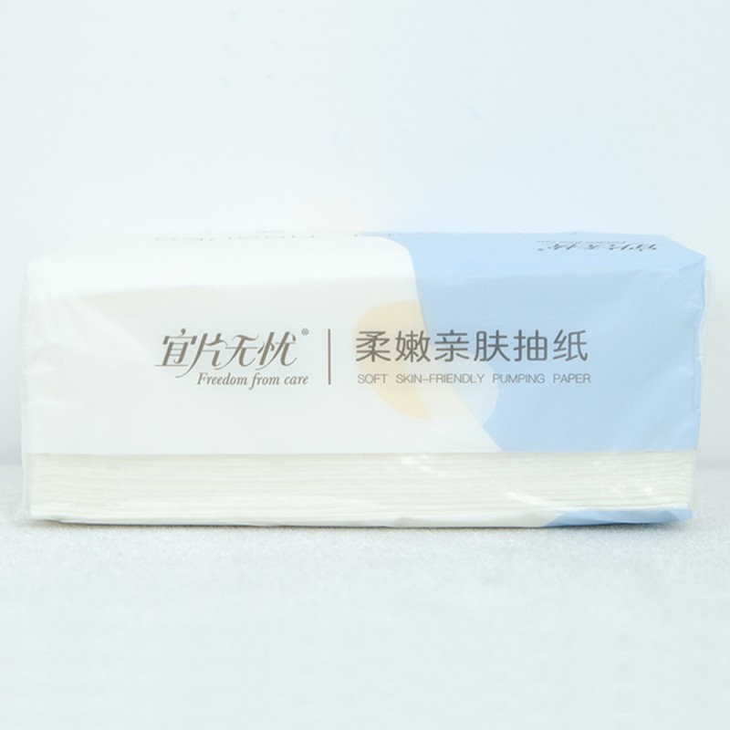 Facial Tissue Supplier - Factory Wholesale Soft 4-Ply Facial Tissue Comfortable Pocket Wet/Dry Paper for Home