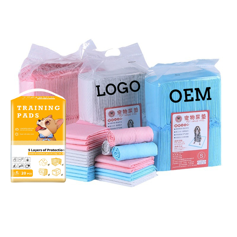 Pet Training Pads Manufacturer - OEM Disposable Basics Eco-Friendly Leakproof Paper Pad