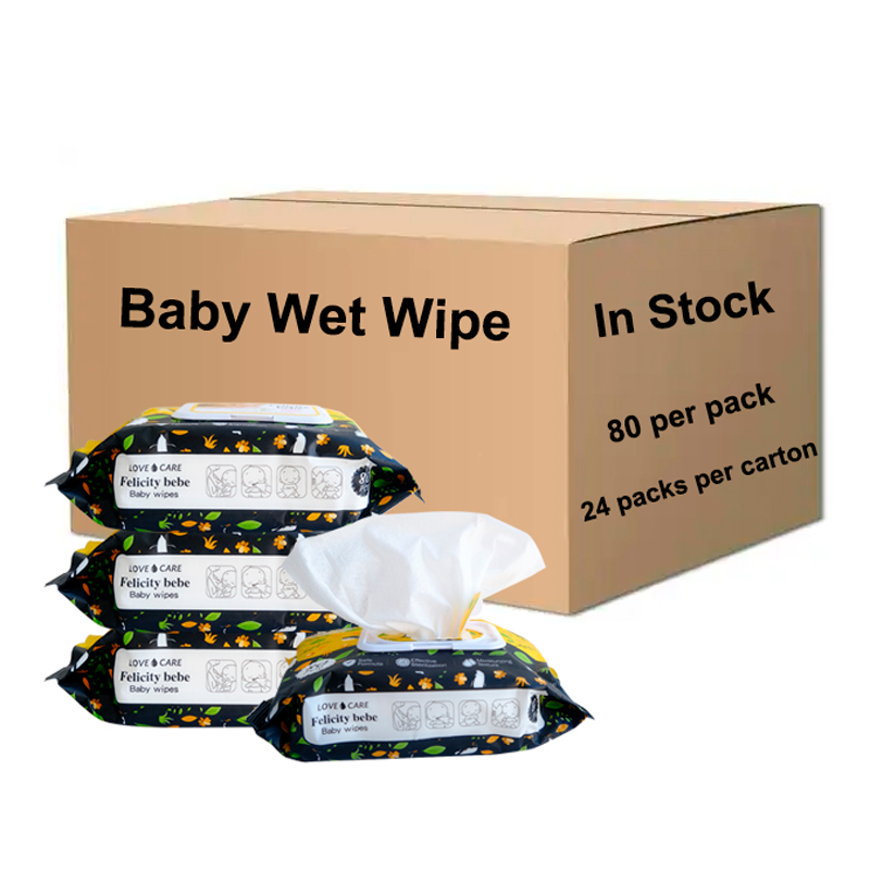 Baby Wipes Manufacturer - In Stock Organic 80pcs Disposable with Fragrance Wholesale