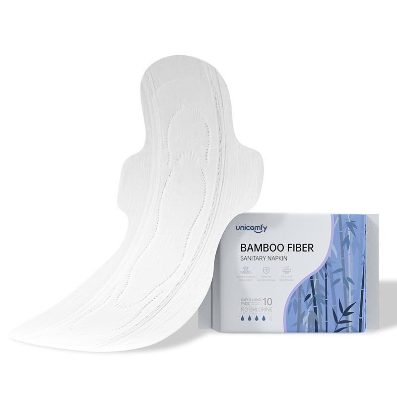 Sanitary Napkins Manufacturer - OEM Super Absorbent Bamboo Fiber Disposable Breathable Eco