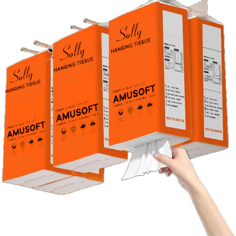 Facial Tissue Factory - Wholesale Wall Hanging Facial Tissues Custom High Absorbent Soft Tissue Paper