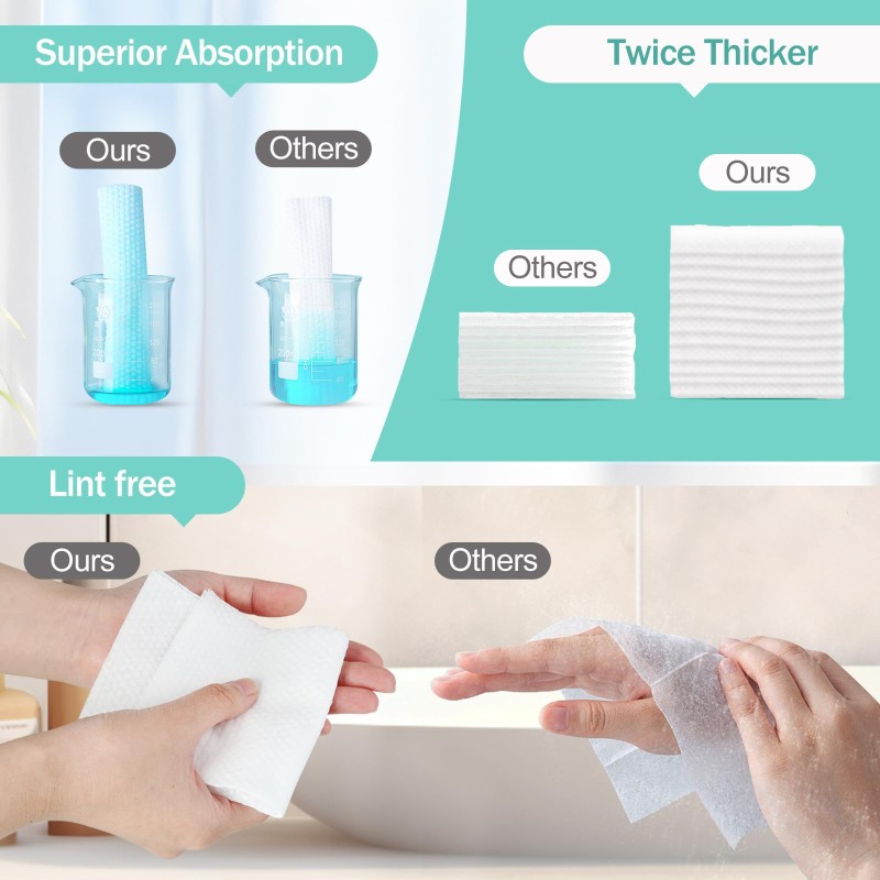 Disposable Towel Manufacturer - Disposable Organic Cotton Towel for Adults Wet Dry Removable Baby Cotton Tissues