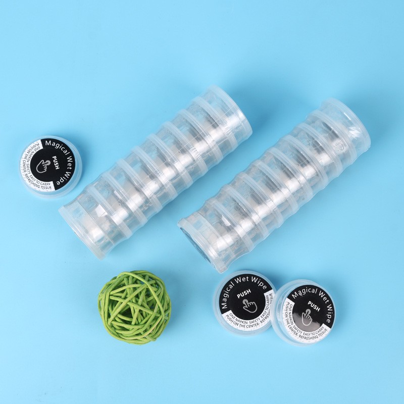 Wet Wipes Manufacturer - Free Design Magic Liquid Moisturizing Automatic Soaking Coin Press