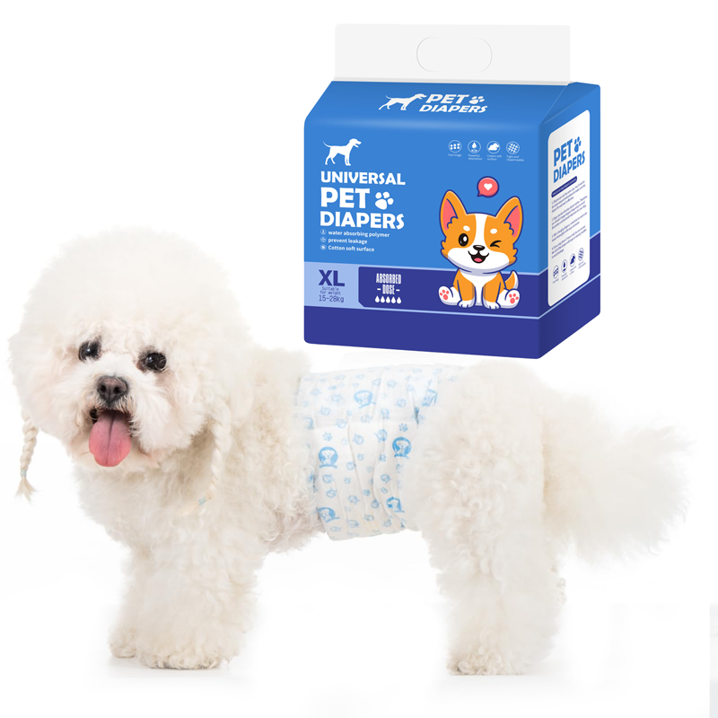 Pet Diapers Factory - High Quality Waterproof Disposable Pet Diapers Printed Design for Male and Female Dogs