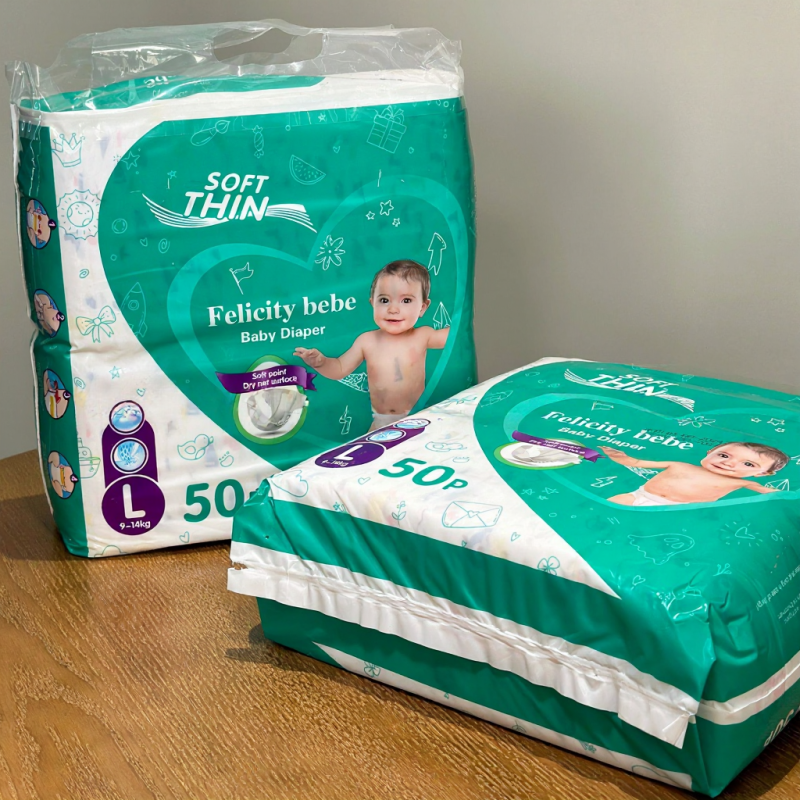 Baby Diapers Manufacturer - Free Sample Disposable Baby Diapers Bulk Wholesale Super Absorbing Anti-Leak Training