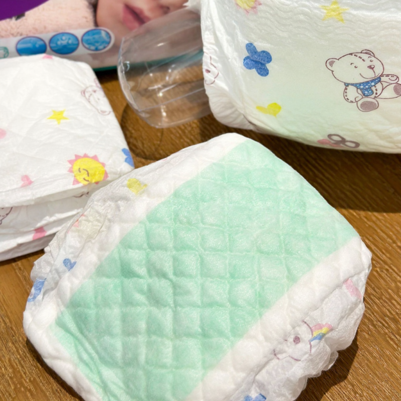 Baby Diapers Manufacturer - Wholesale 20 Pieces Per Bag Fluff Disposable Newborn Baby Diapers Anti-Leak Soft