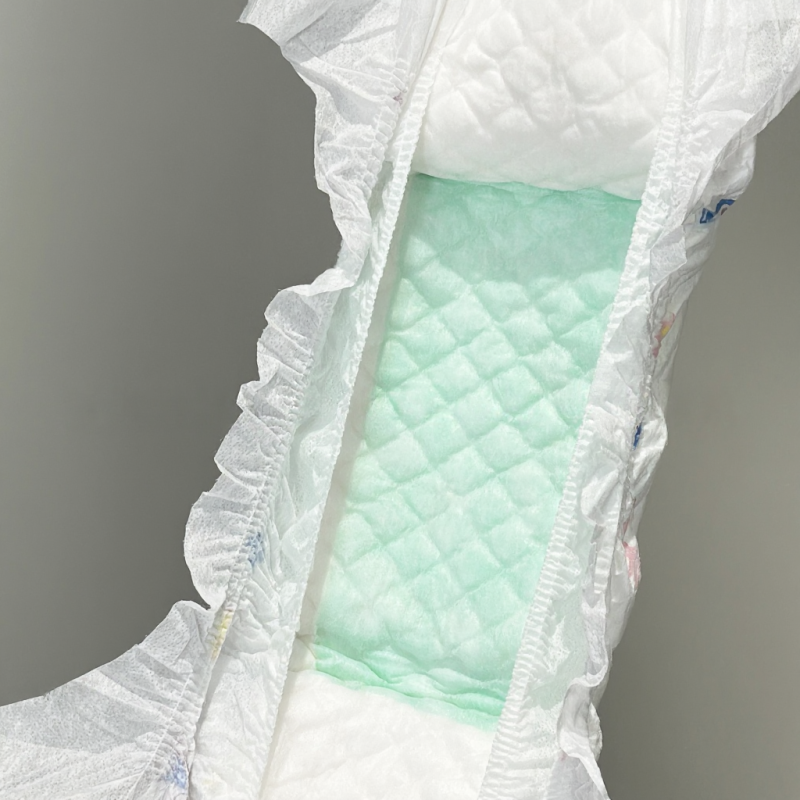 Baby Diapers Manufacturer - Wholesale 20 Pieces Per Bag Fluff Disposable Newborn Baby Diapers Anti-Leak Soft