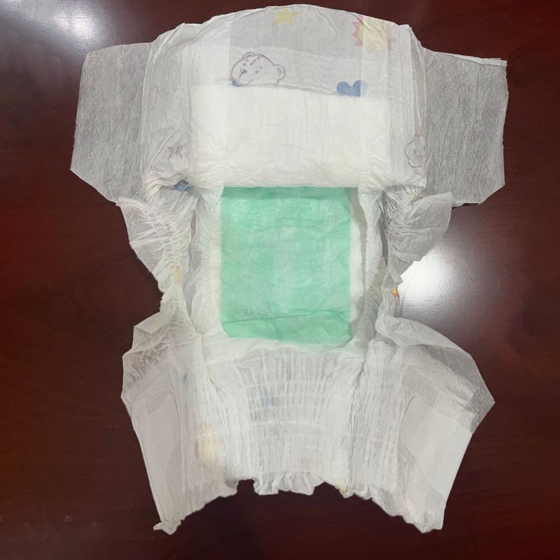 Baby Diapers Factory - Free Sample USA Fluff Disposable Newborn Baby Diapers Anti-Leak Wholesale Nappies USA Pulp