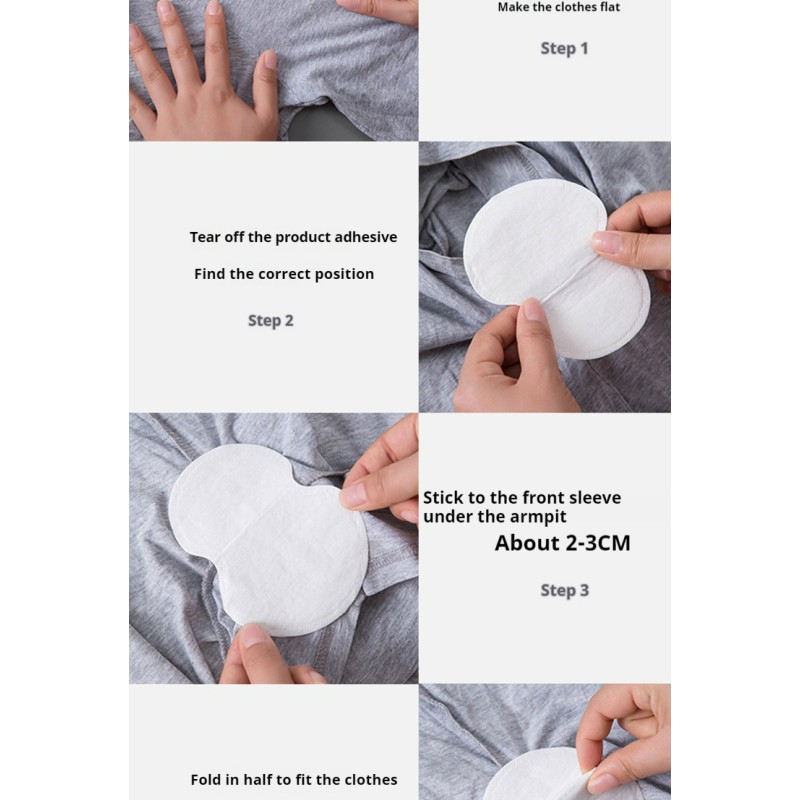 Sweat Pads Manufacturer - High Quality Antiperspirant Breathable Ultra Thin Absorbing Disposable Armpit Sweat Pads