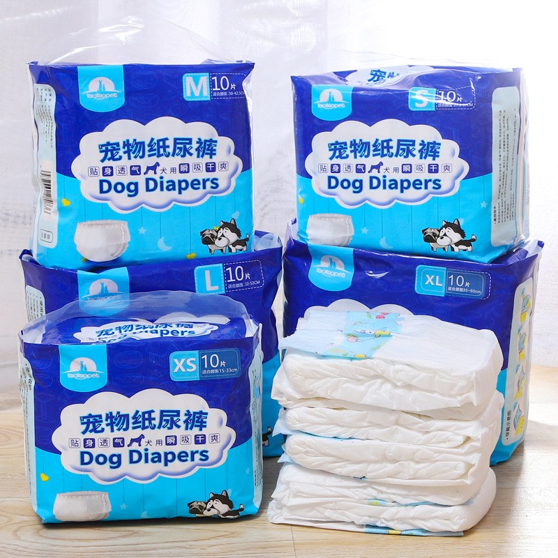 Pet Diapers Manufacturer - Disposable Breathable Super Absorbent 400ml Pet Nappies for Rabbits