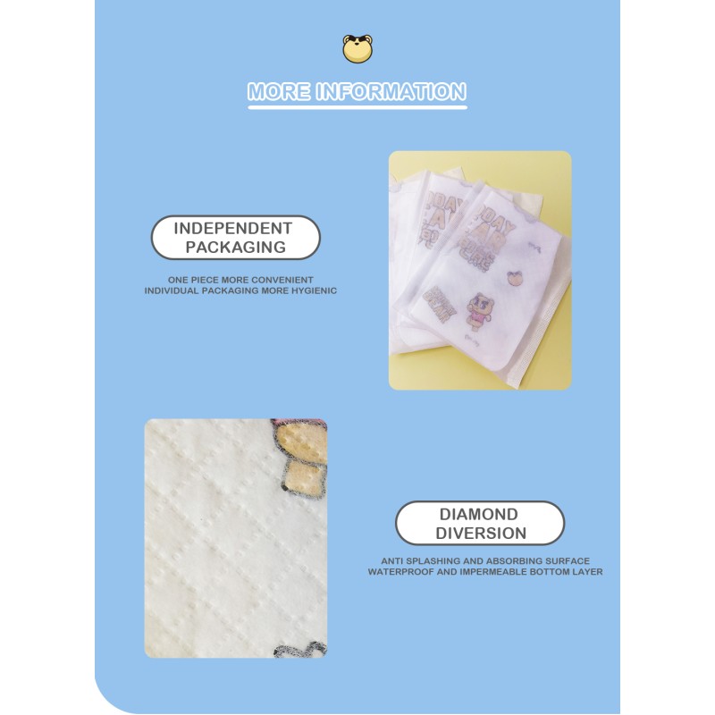 Baby Bibs Factory - 10 Pcs Disposable Waterproof Food