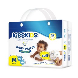 Baby Diapers Supplier - Kisskids Wholesale Grade a Organic Super Disposable Baby Soft Care Diapers