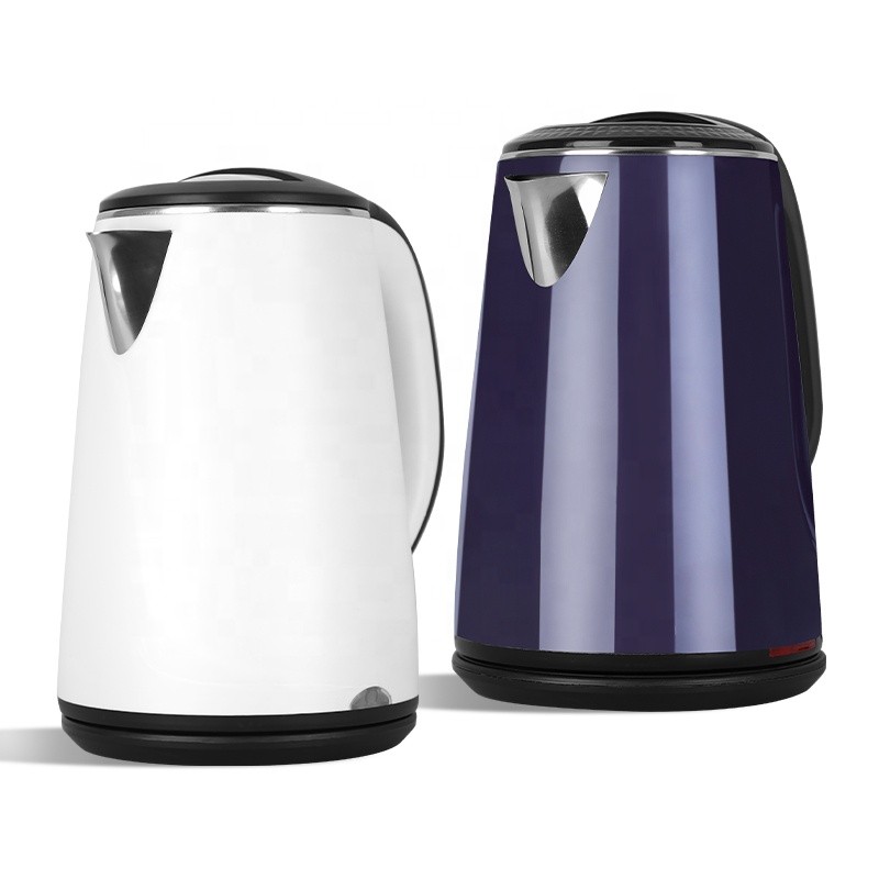 Electric Kettle Supplier - Niceone Coloured Double Wall Cordless Electric Tea Coffee Water Plastic Kettle Electrical