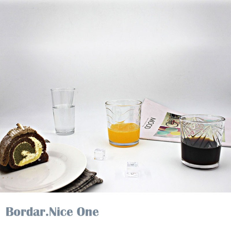 Glass Cup Manufacturer - Niceone Rotating Clear Whiskey Drinking Beer Reusable Coffee Glass Cup