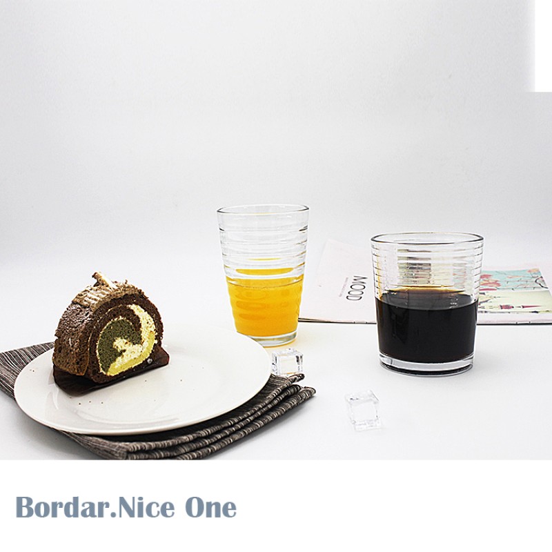 Drinking Glass Supplier - Niceone Drinking Water Goblet Long Transparent Milk Tea Glass Cup