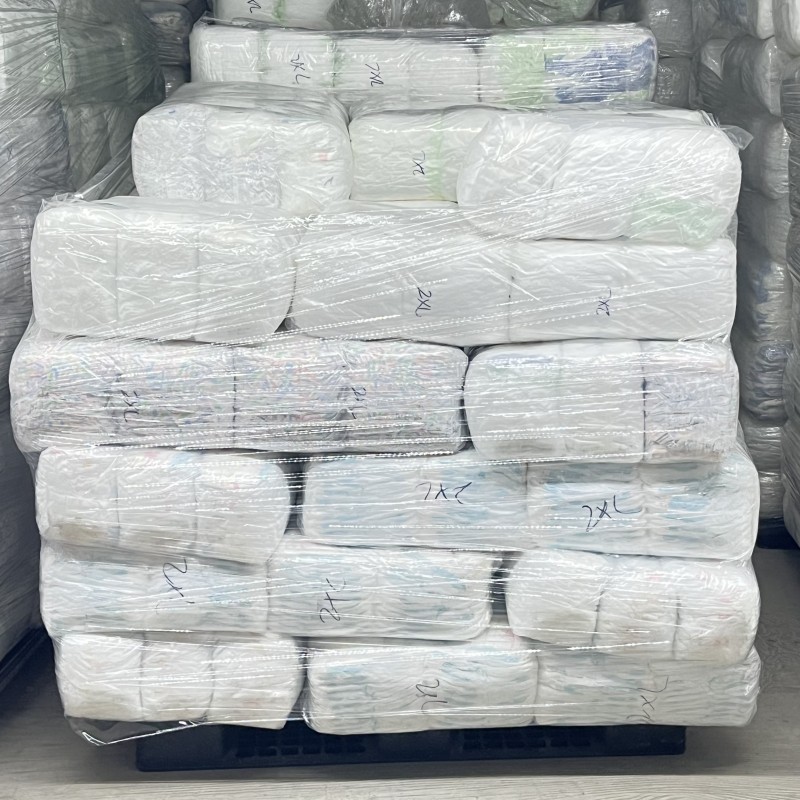 Baby Diaper Factory - Direct Price Grade B Disposable Stock Lot