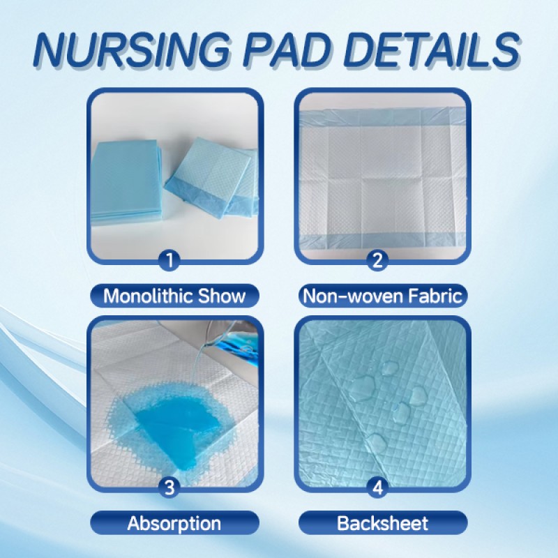 Adult Diapers Manufacturer - Hot Selling Disposable Urine Absorbent Pads Diapers/Nappies for Bed for Bed Wetting