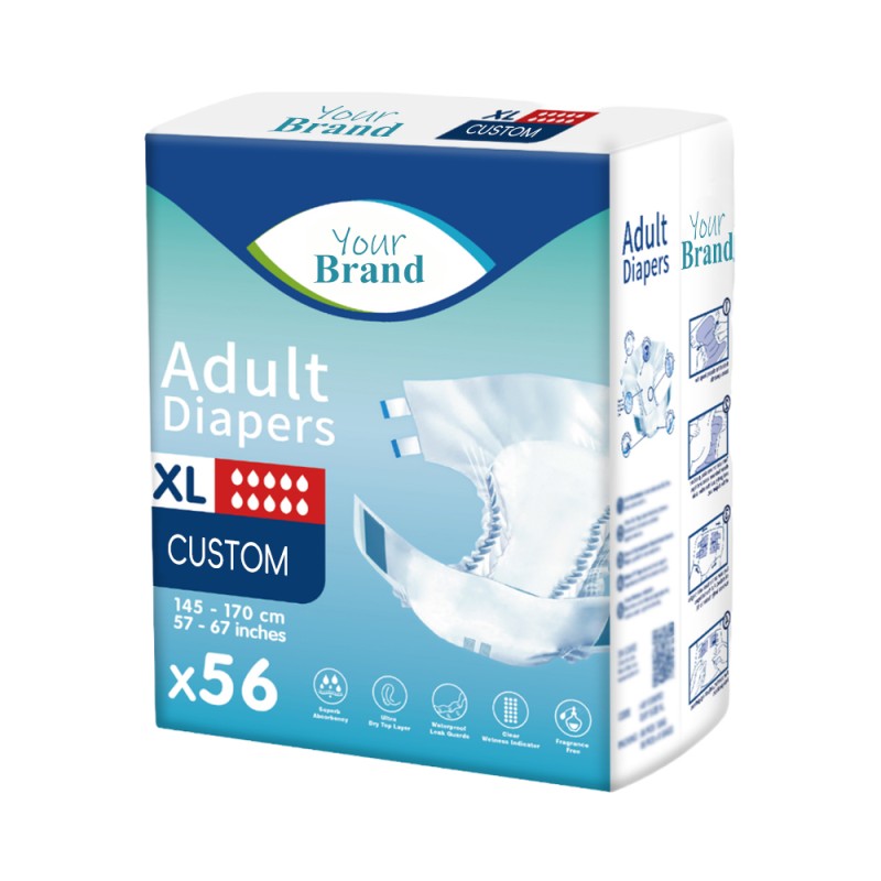 Adult Diapers Supplier - Leak-Proof Jacquard Design