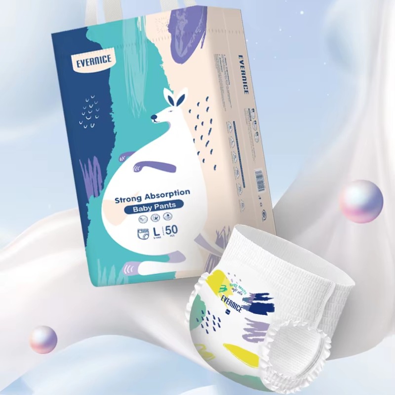Baby Diapers Factory - Super Soft Breathable Pants Anti-Leak Feature Overnight Absorption Japan SAP Core