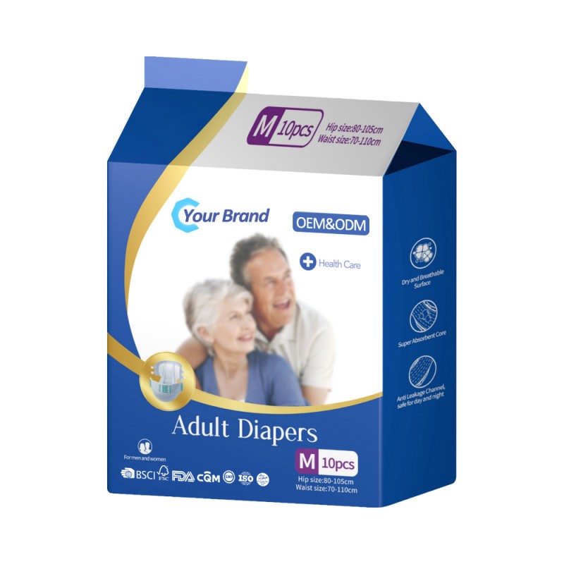 Adult Diapers Manufacturer - Extra Soft XL Adult Diapers Super Absorbent Breathable Japan Quality with Printed