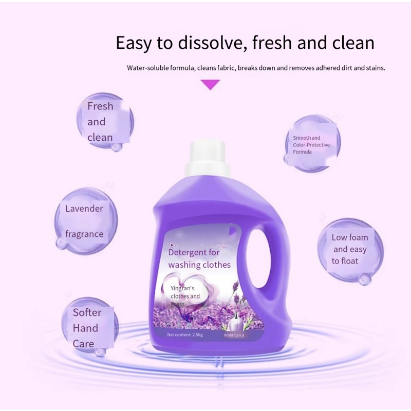 Laundry Liquid Supplier - High Quality Lavender Fragrant