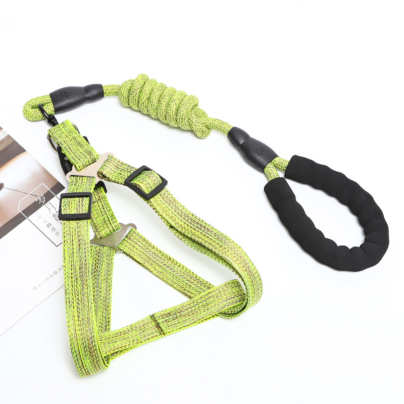 Dog Traction Rope Factory - Training Reflective Flax Small