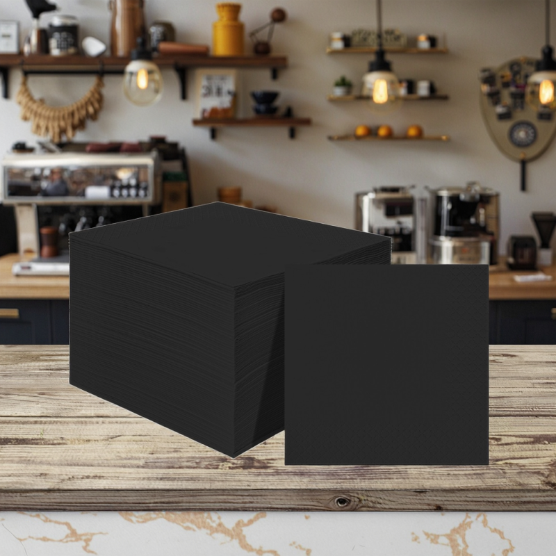 Paper Napkins Manufacturer - Custom Printed Disposable Paper Napkins with Logo for Restaurant Hotel Cafe Catering