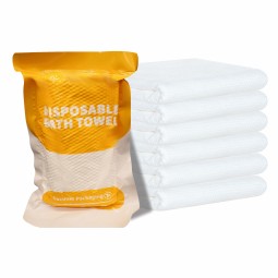Bath Towels Factory - 70140cm Disposable Vacuum Bath Towel Individually Packaged Bath Towels Easy to Carry