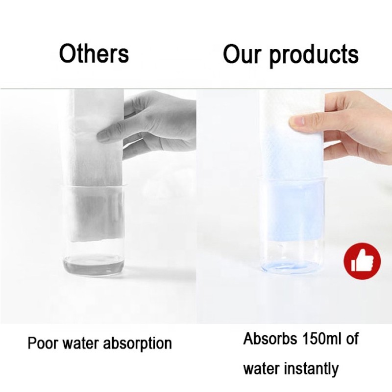 Washcloths Manufacturer - Biodegradable 3060cm Daily Soft Cotton Dry Wipes Disposable Washcloths Facial Cloths