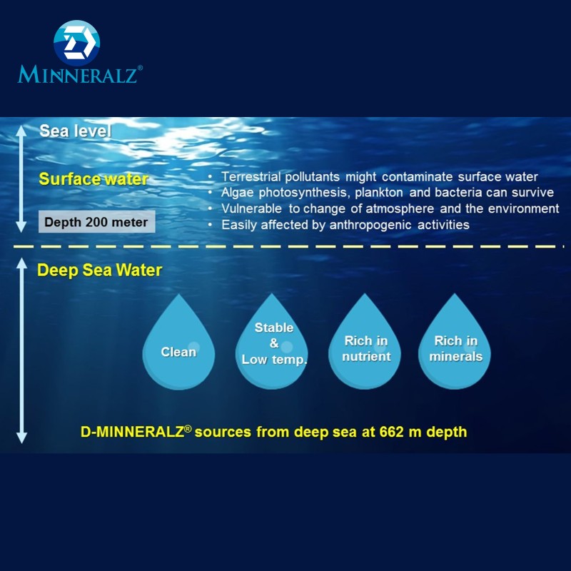 Deep Ocean Mineral Powder from 662M Depth Supplier - Bitter Salty Taste for All Ages
