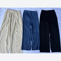 Ladies Cotton Pants Manufacturer - High Quality Wide Leg