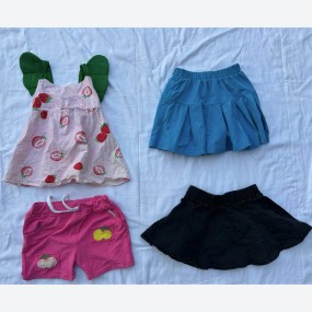 Girls' Summer Clothes Factory - Second-Hand Comfortable High-Collar