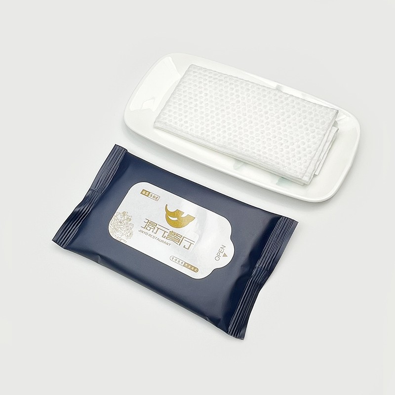 Wet Wipes Supplier - Makeup Removal Customized Logo Pattern on Disposable Wet Towels EDI Pure Water Direct Factory